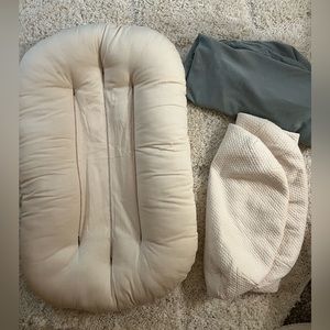 Snuggle Me Organic Infant Lounger bundle